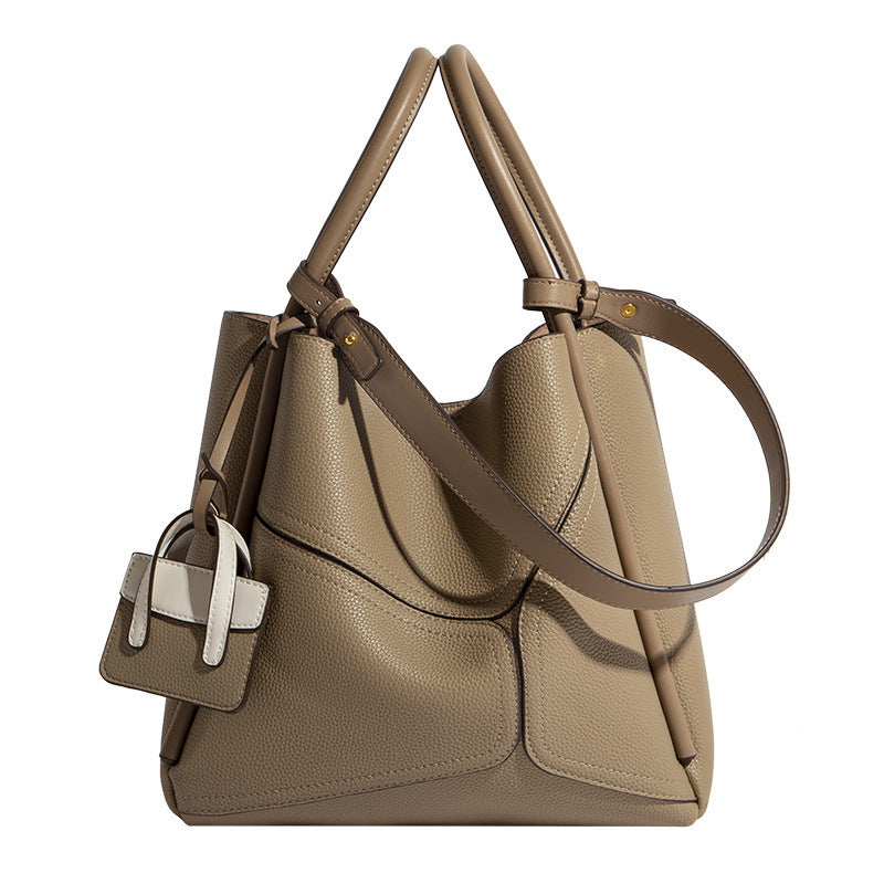 Women's Affordable Luxury Simple Stylish Good Texture Stitching Handbags