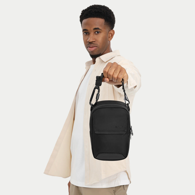 Men's High-grade Fashion Oblique Pattern Waterproof Men's Shoulder Bags