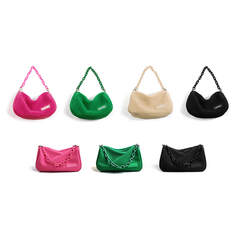Women's Hello Niche Underarm Valentine's Day Gift Men's Messenger Bags