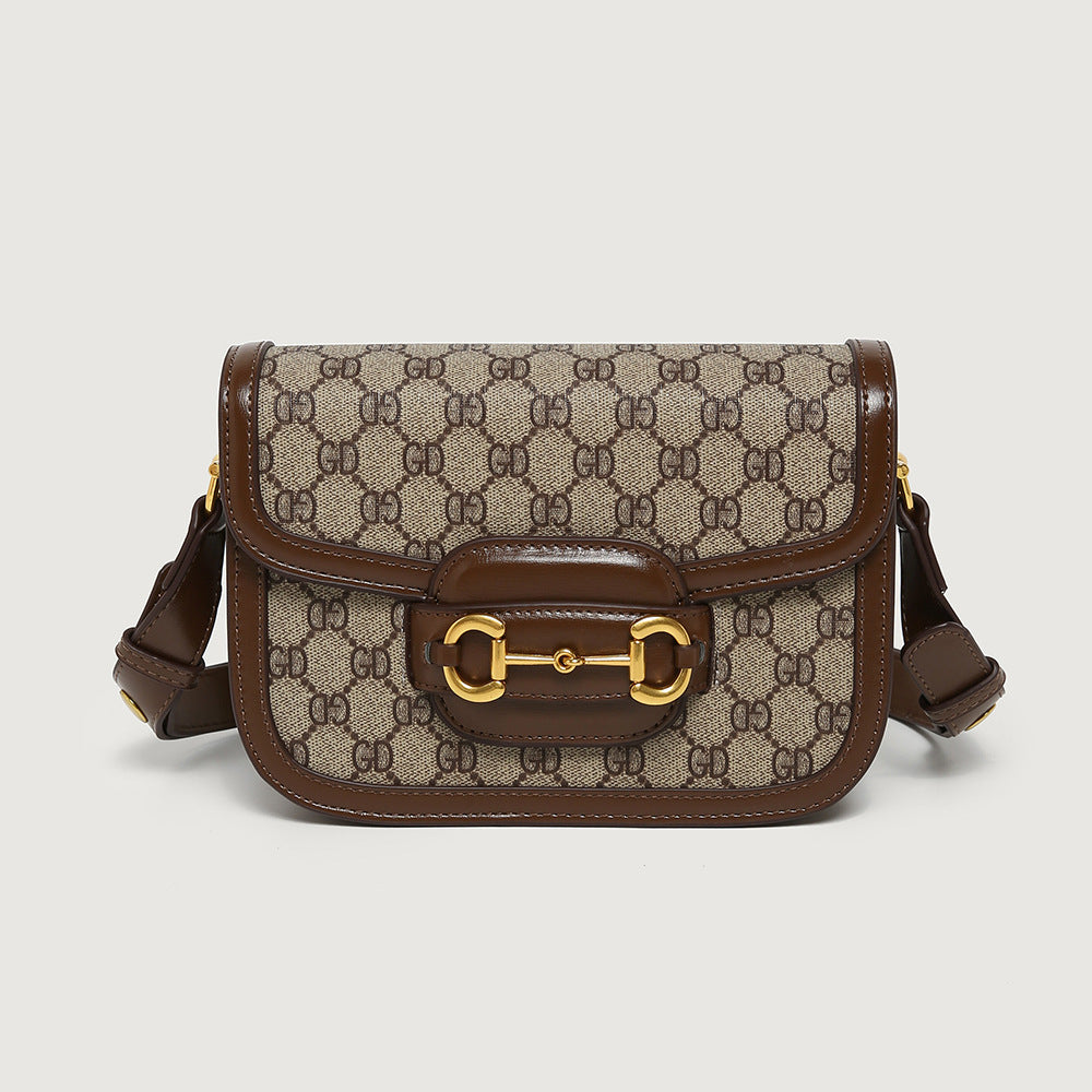 Women's Design High-grade Retro Horse Saddle Presbyopic Shoulder Bags