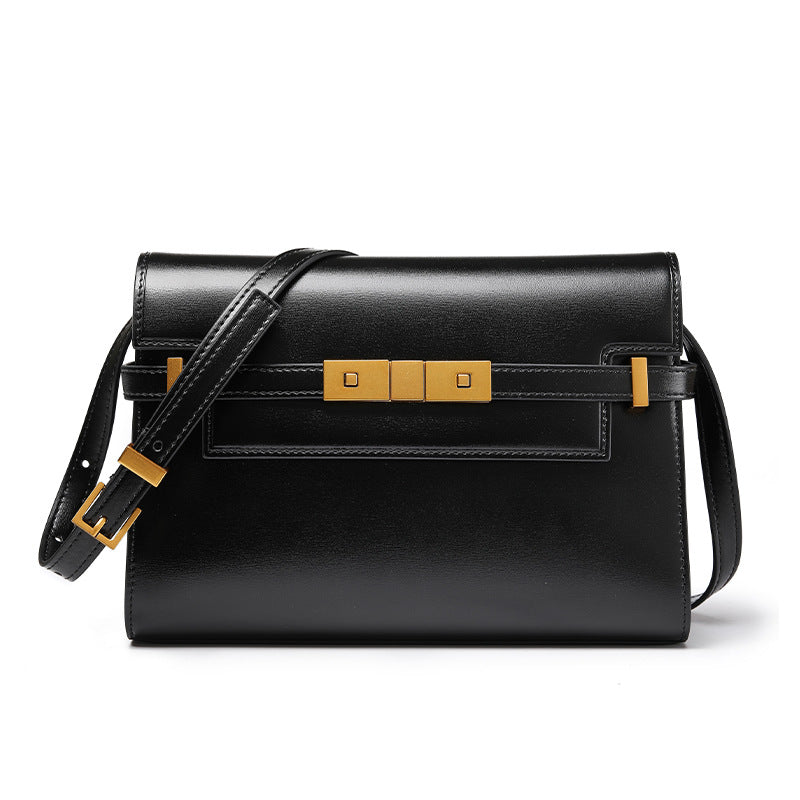 Women's Underarm Postman Baguette Genuine Leather Poplar Bags