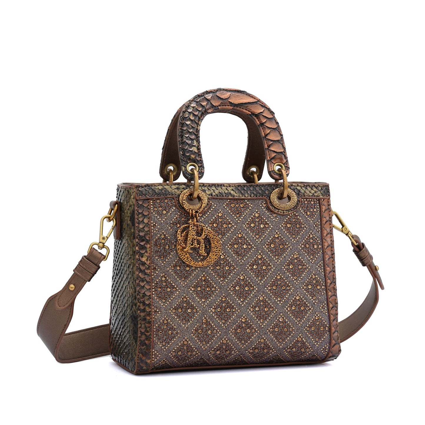 Women's Snake Pattern Diana Popular Style For Crossbody Bags