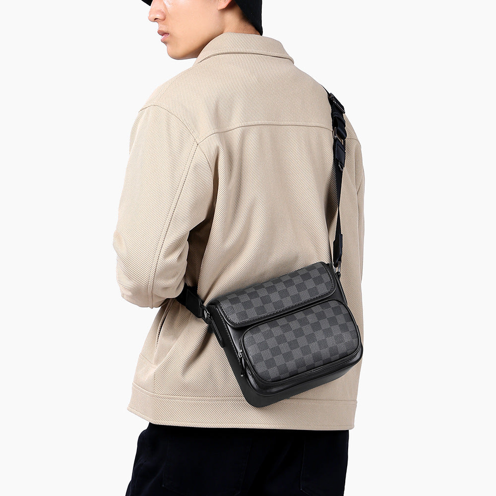 Men's Cool Trendy Fashion Flap High-grade Shoulder Bags