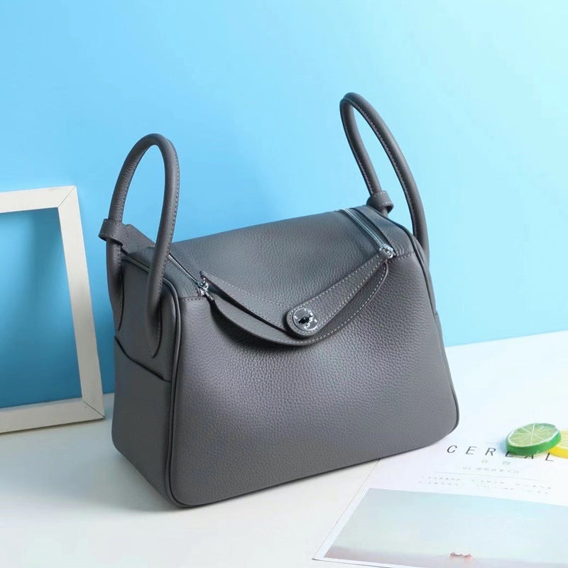Pillow Fashion Soft Leather Genuine Large Handbags