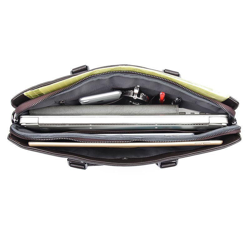 Creative Trendy Business Leather For Computer Men's Briefcases