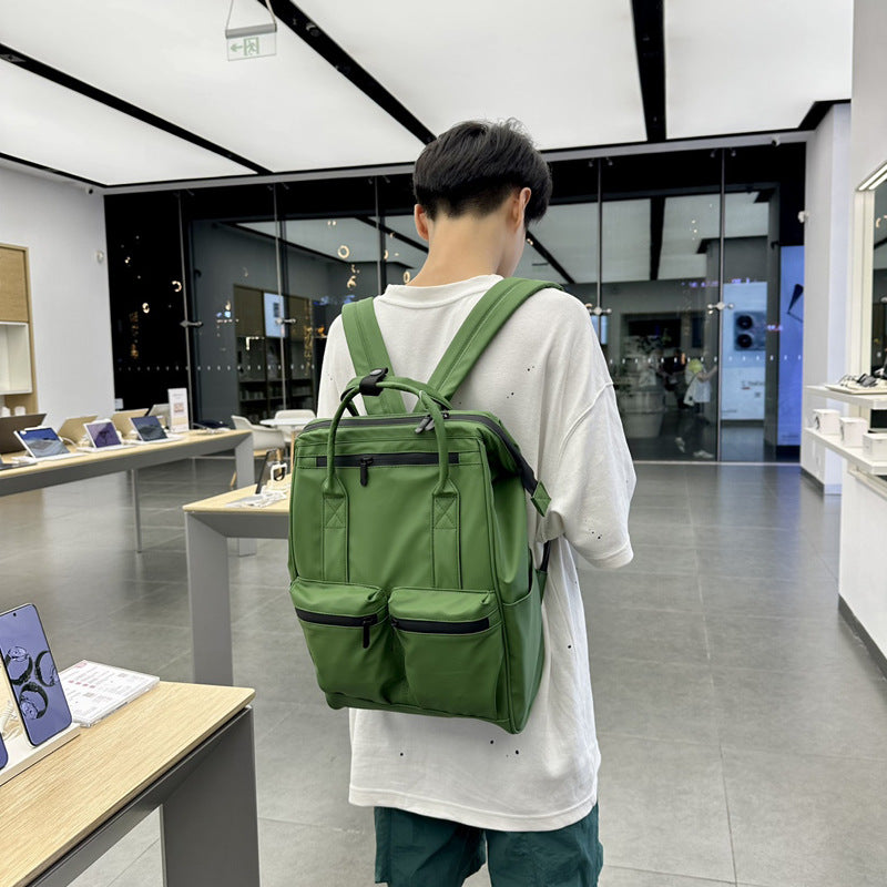 Women's & Men's & College Black Waterproof Commuter Business Backpacks