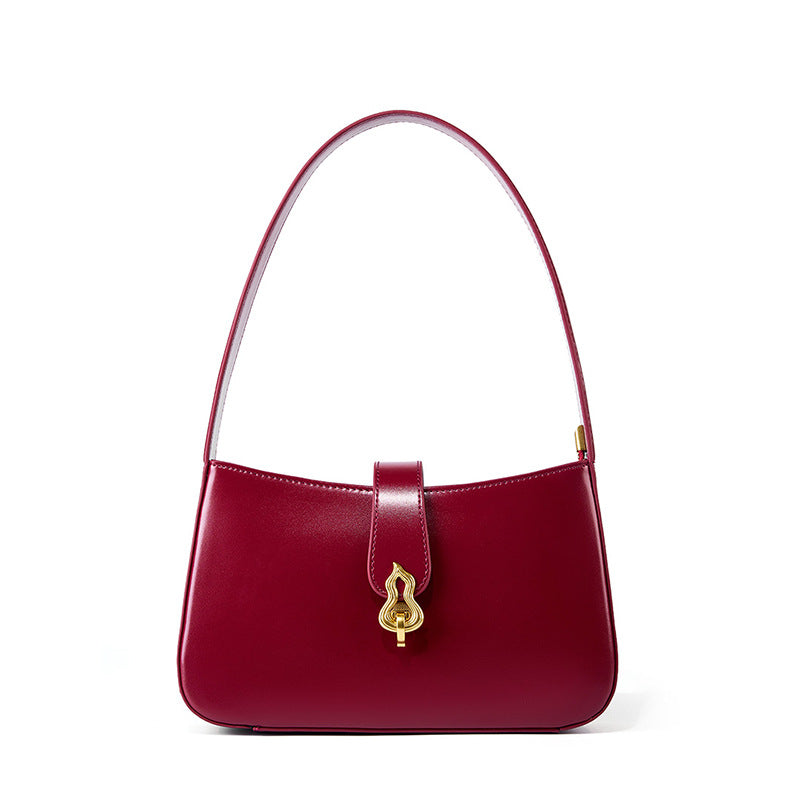 Women's Niche Bridal Wedding Light Red Advanced Crossbody Bags