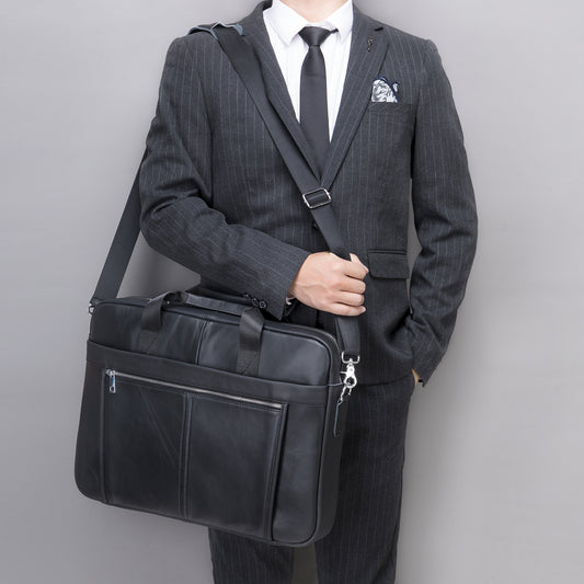 Men's Genuine Leather Business Computer Cowhide Fashion Men's Briefcases