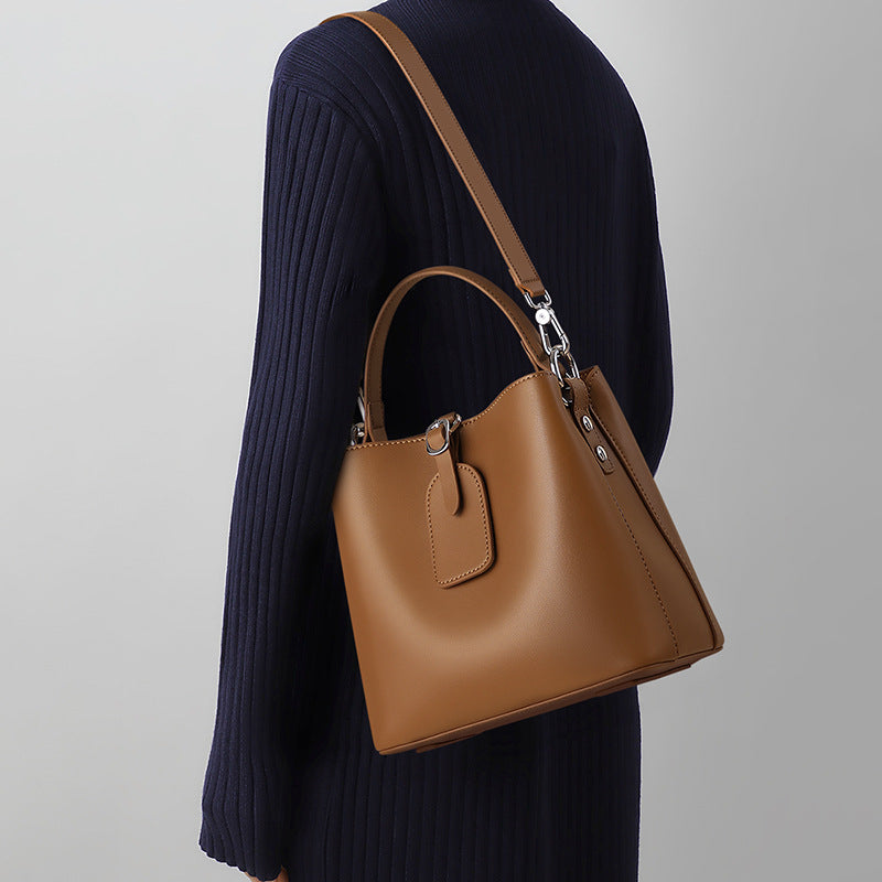 Women's New Summer Versatile High-grade Leather Shoulder Bags