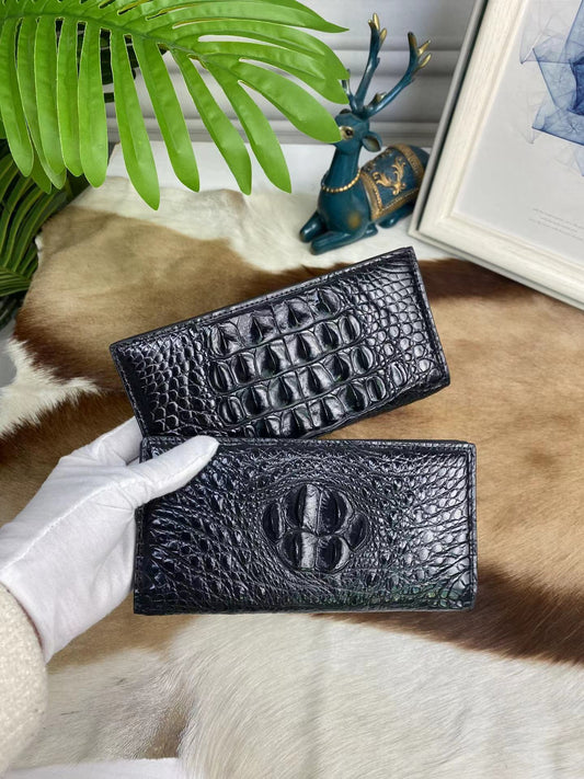 Men's Crocodile Leather The Suit Fashion Real Men's Handbags