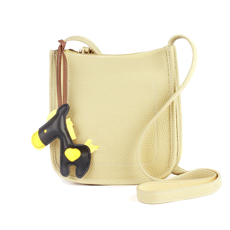 Women's Fashion Simple Genuine Leather High-grade Large Crossbody Bags