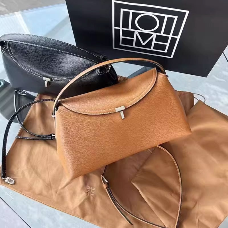 Swedish High-grade First Layer Cowhide Underarm Shoulder Bags