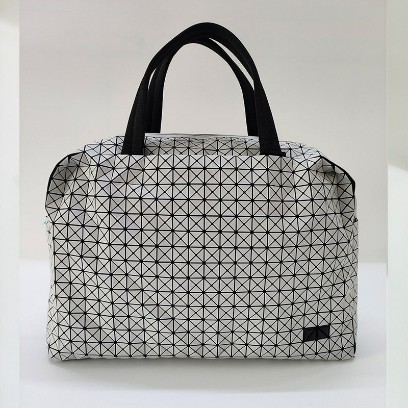 Women's & Men's & Computer Boston Fashion Rhombus Large Travel Bags