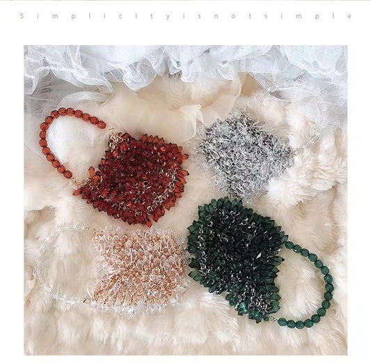 Women's Source Transparent Crystal Handmade Luxury Acrylic Bags