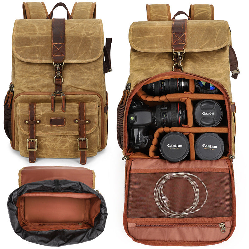 Large Capacity Notebook For Graphy Canvas Backpacks