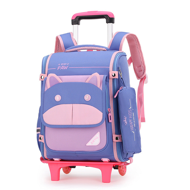 Women's & Men's & Natural Fish Primary Grade Printing Elementary School Students' Schoolbags