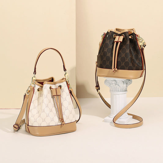 Women's Fashion Design Drawstring Presbyopic Commuter Portable Crossbody Bags