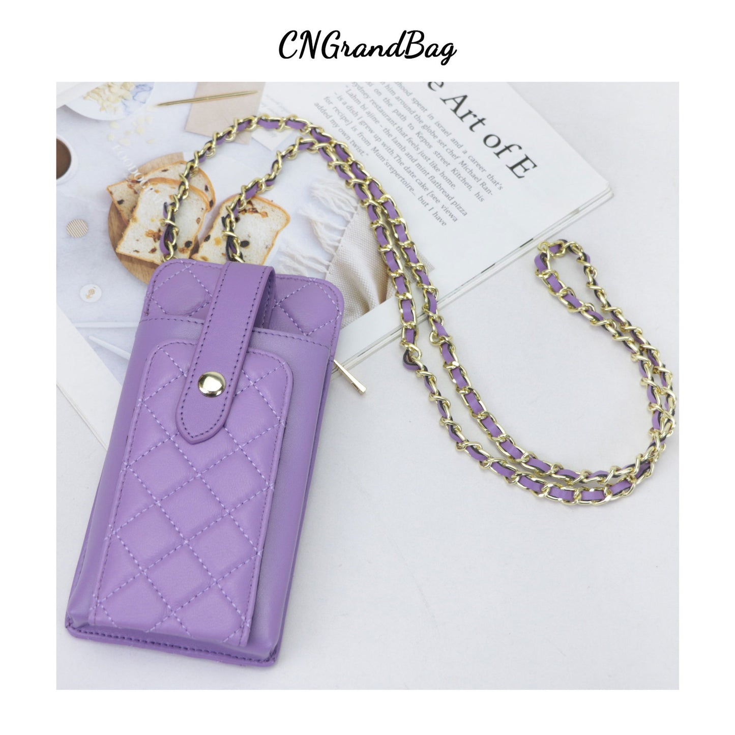Women's Wild Genuine Sheep Skin Mobile Mini Bags