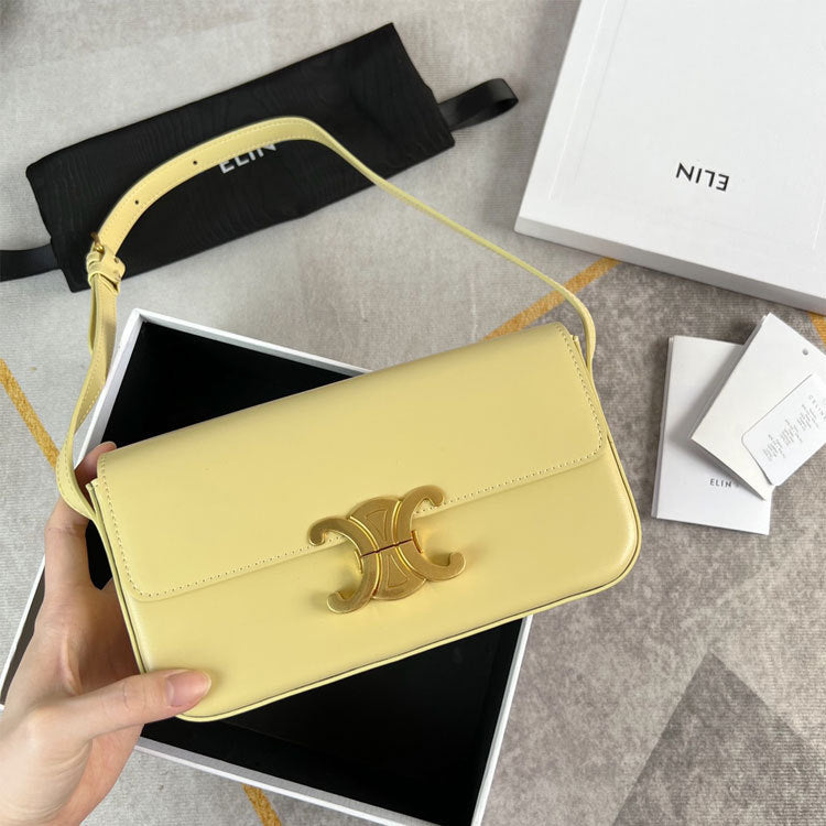 Women's Upgraded Arc Underarm Toothpick Pattern Butterfly Shoulder Bags
