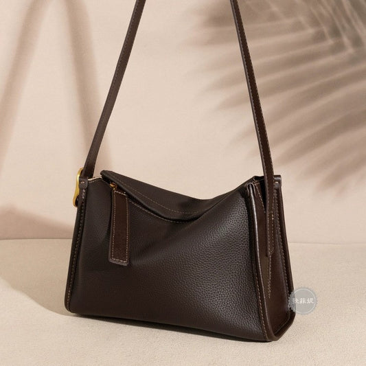 Women's Advanced Texture First Layer Cowhide Pillow Crossbody Bags