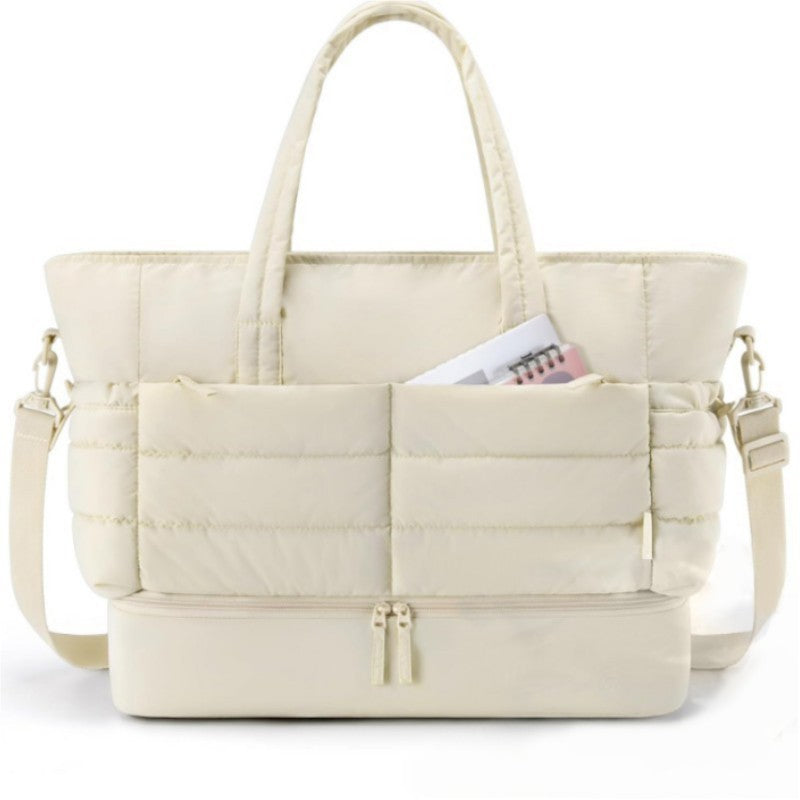 Women's Pretty Stylish Double Lightweight Fluffy Travel Bags