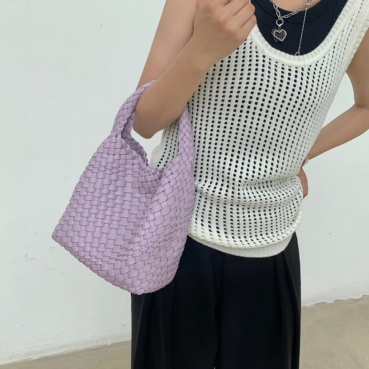 Women's Design Summer Hand-woven Mother Vegetable Basket Handbags