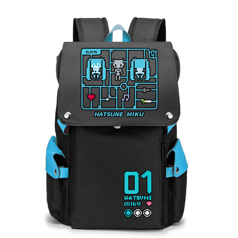 Women's & Men's Style Anime Future Large Capacity College Backpacks