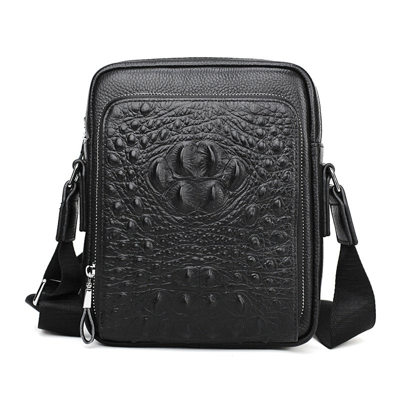 Men's Leather Business Top Layer Cowhide Large Men's Shoulder Bags
