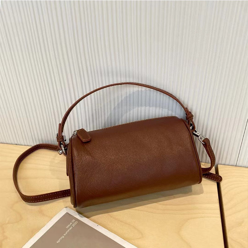 Genuine Leather Simple Female Soft Lightweight Bags