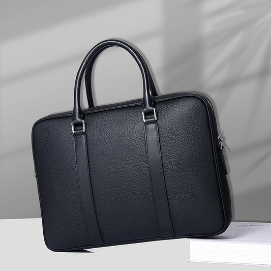 Men's First Layer Cowhide Large Capacity Computer Men's Briefcases