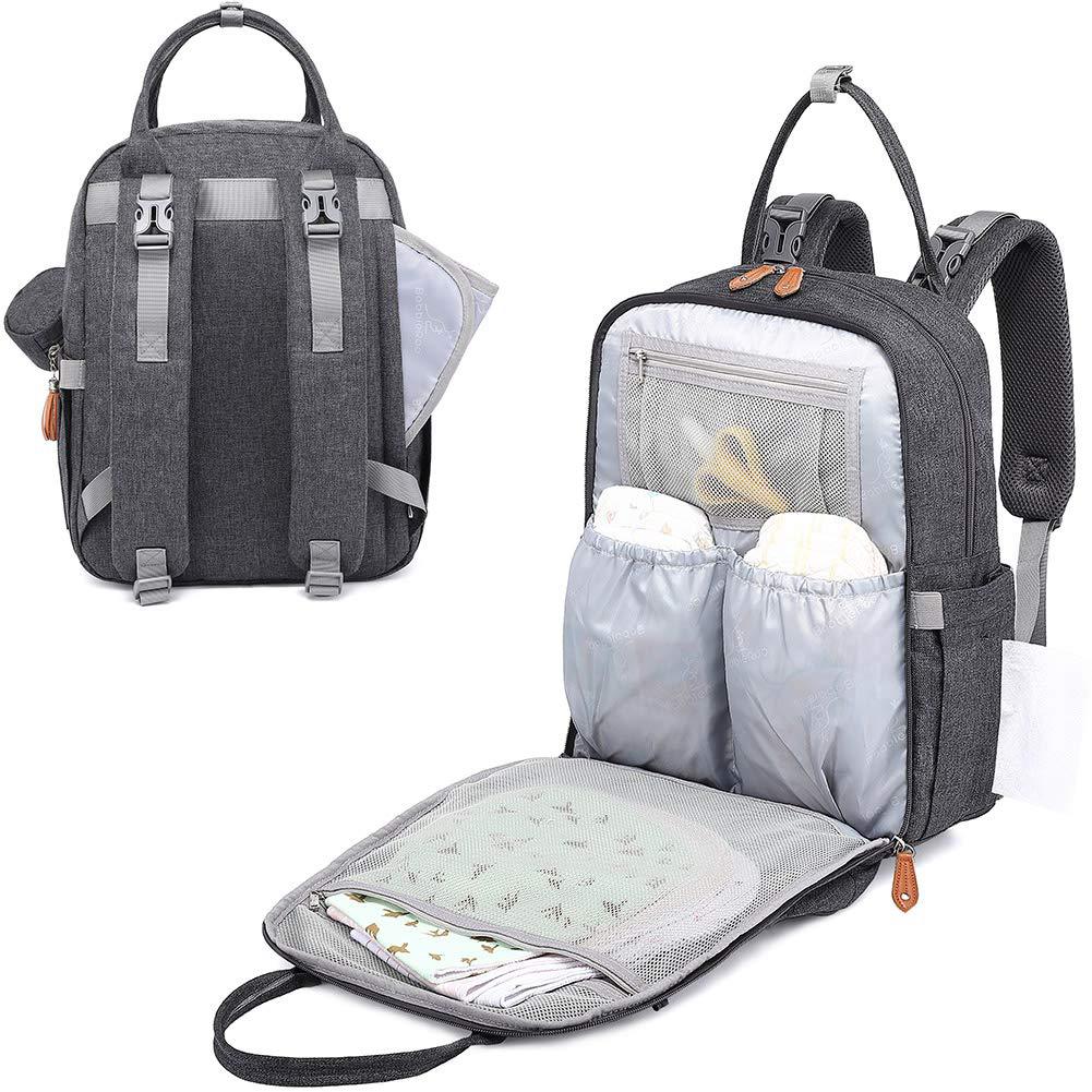 Folding Mummy Bedspread Multifunctional Foldable Diaper Bags