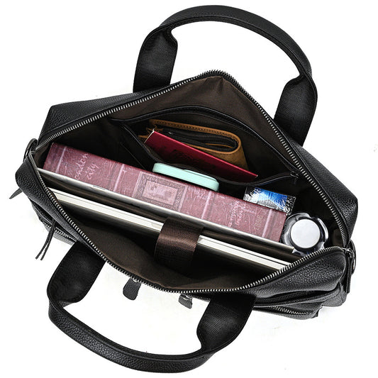 Men's Popular Graceful Leather Business Computer Men's Briefcases