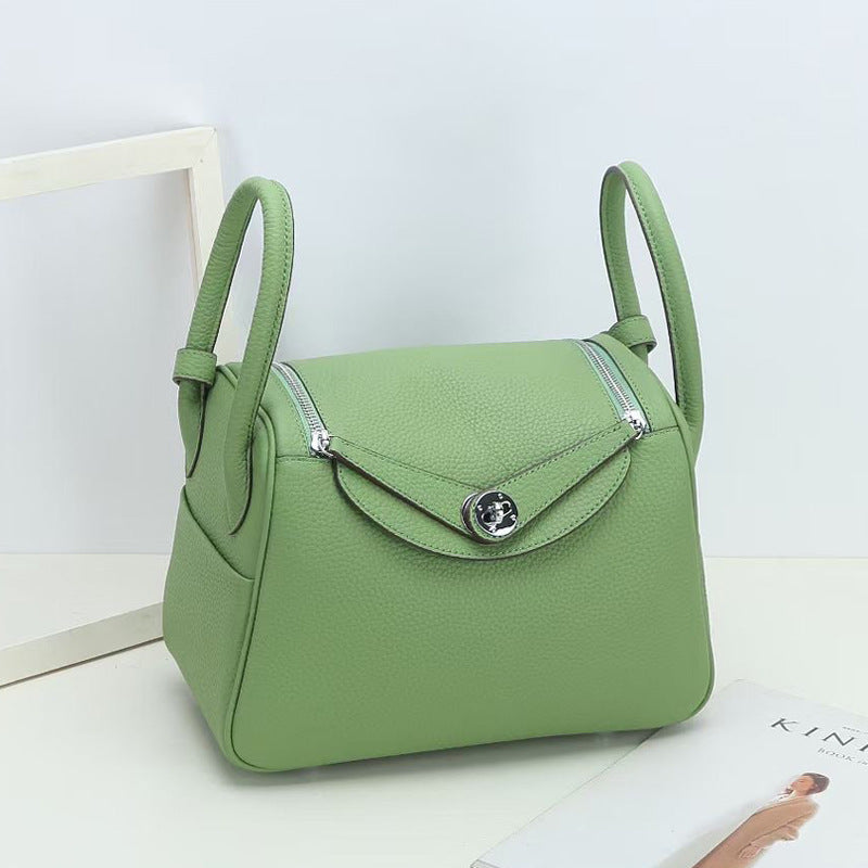 Pillow Fashion Soft Leather Genuine Large Handbags