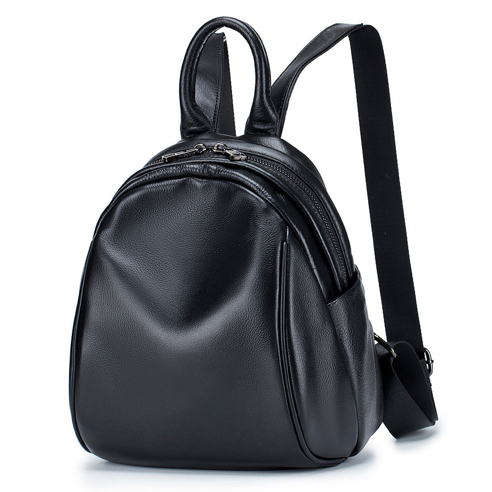 Women's Simple High-grade Versatile Large Capacity Genuine Backpacks