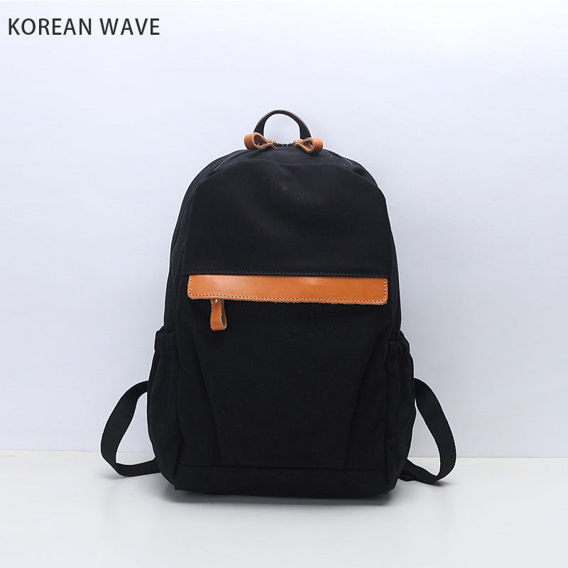 Women's & Men's & Canvas With Cattlehide Daily Shiralee Backpacks
