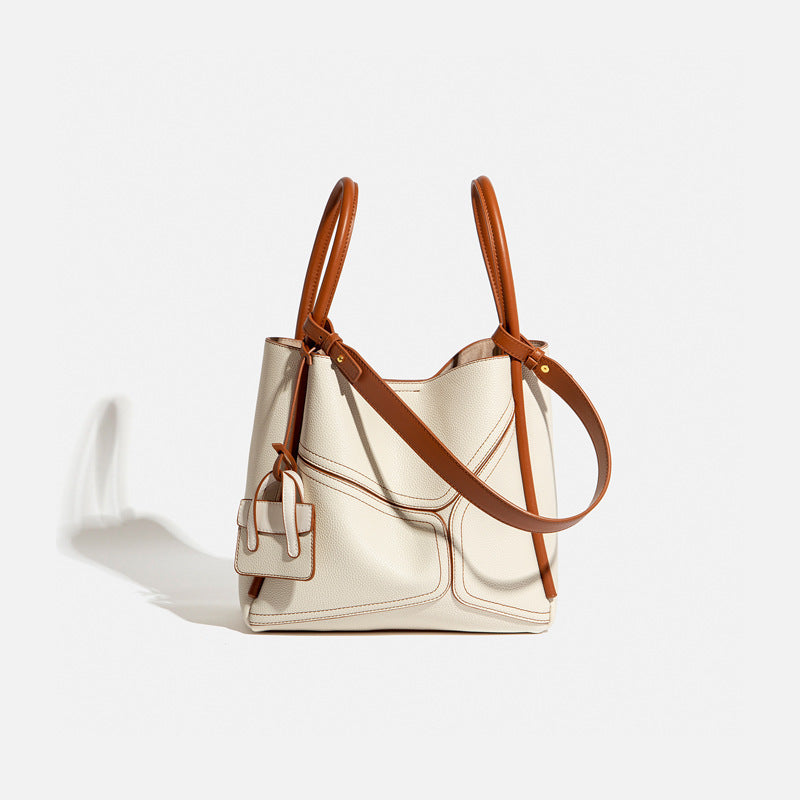 Women's Affordable Luxury Simple Stylish Good Texture Stitching Handbags