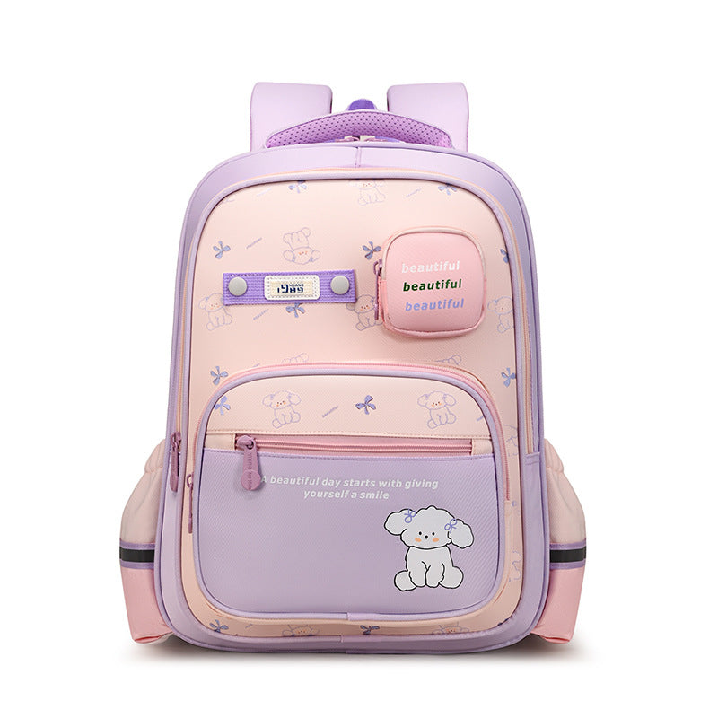 Primary Burden Reduction Large Capacity Waterproof Elementary School Students' Schoolbags