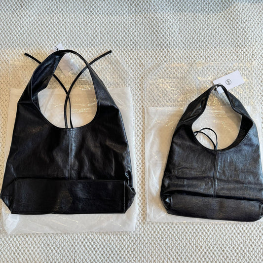 Women's Niche Lazy Simple Bow Large Capacity Shoulder Bags