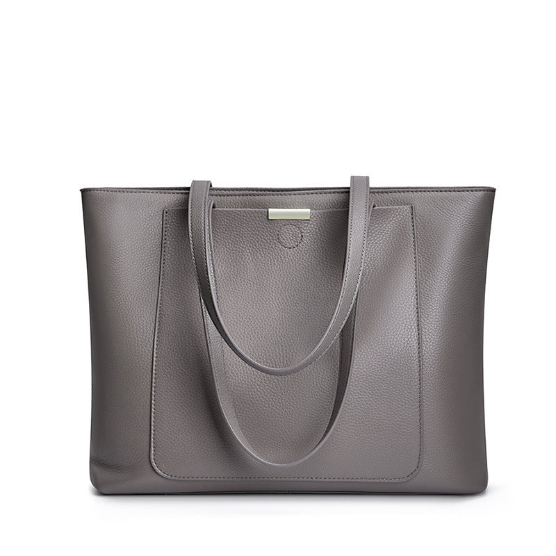 Women's Layer Cowhide High-grade Large Capacity Genuine Tote Bags