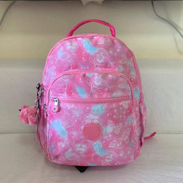 Summer Nylon Monkey Medium Side Commuter Backpacks