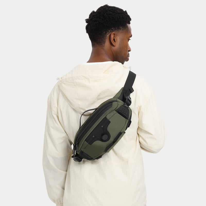 Men's Waterproof Multifunctional Leisure High Sense Fashion Men's Waist Packs