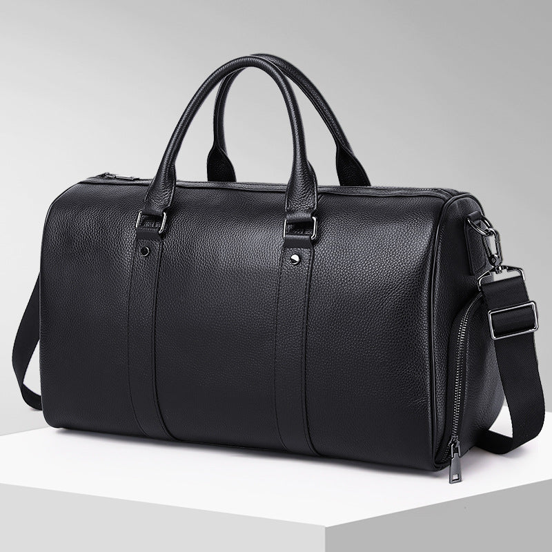 Men's Soft Leather Large Capacity Business Traveling Men's Handbags