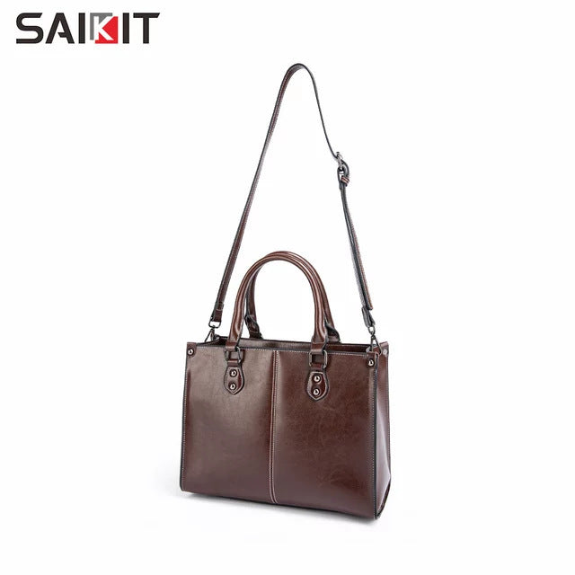 Women's Large Capacity Totes Commuter Business Simplicity Handbags