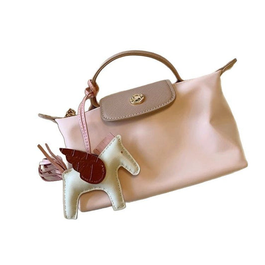Women's South Wind Spring Walking Dopamine Tote Bags