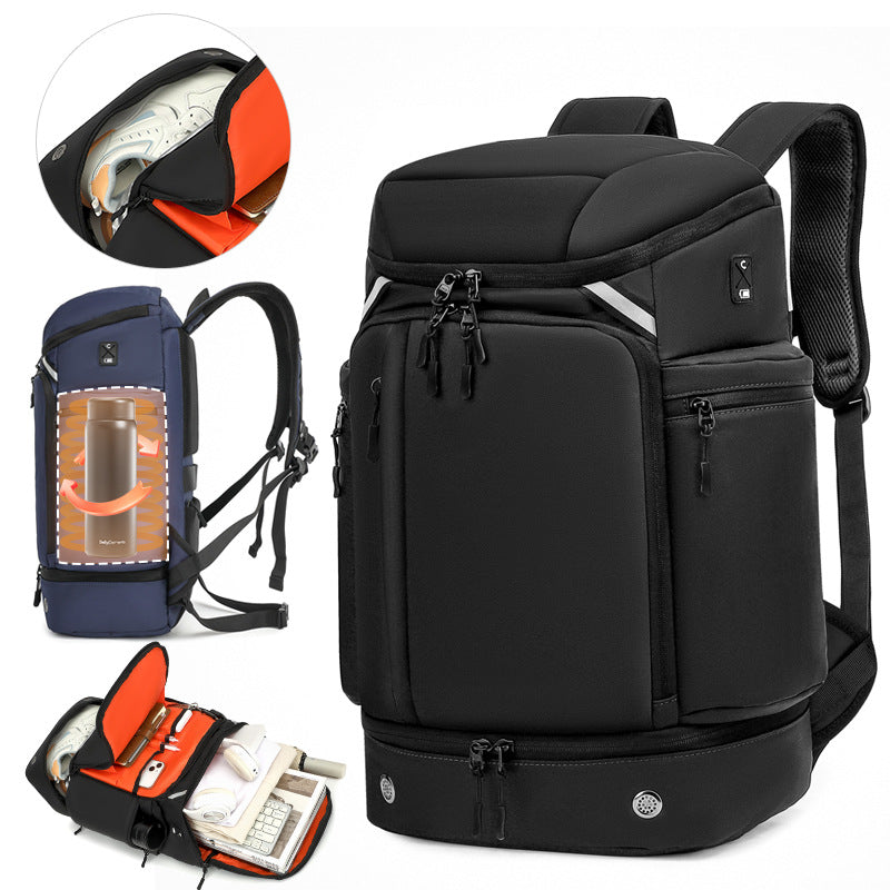 Men's Large Capacity Carpetbag Shoe Warehouse Backpacks