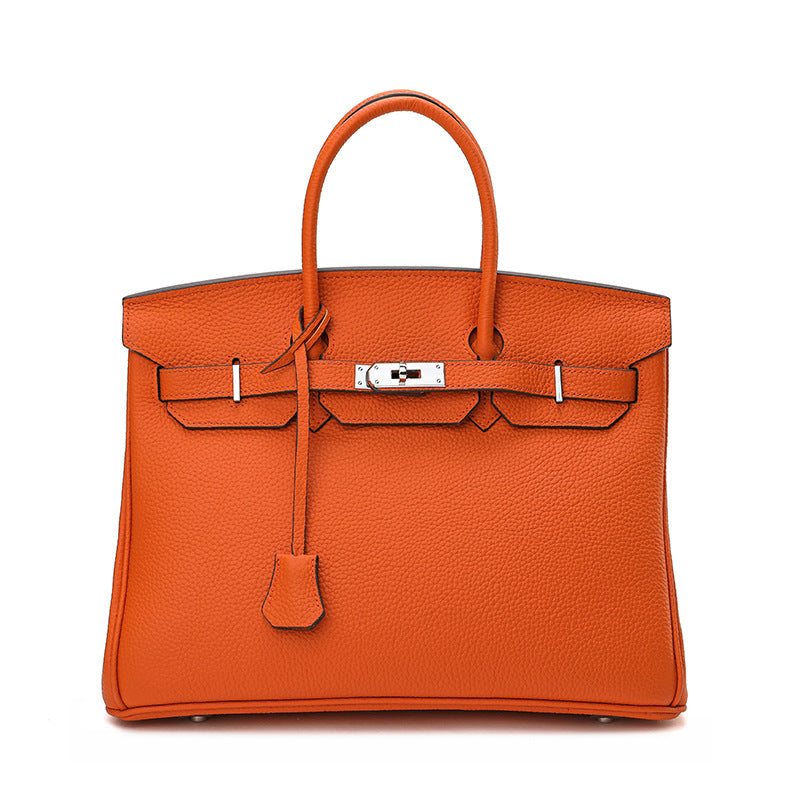 First Layer Cowhide Portable Fashion Genuine Handbags