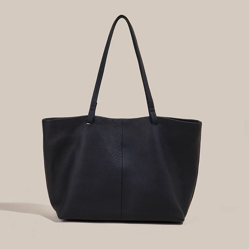 Women's Large First Layer Cowhide Capacity Commuter Tote Bags