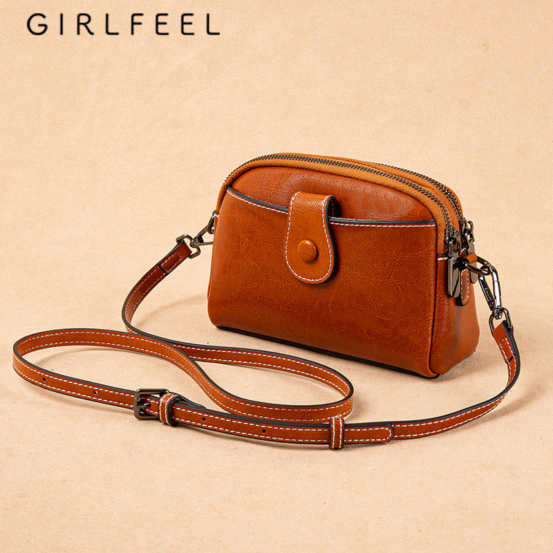 Women's New Comfortable Trendy Genuine Leather Crossbody Bags