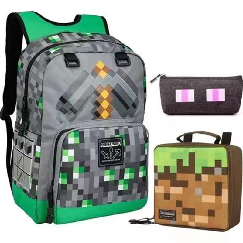 Male Primary Capacity Korean Version Cartoon Backpacks