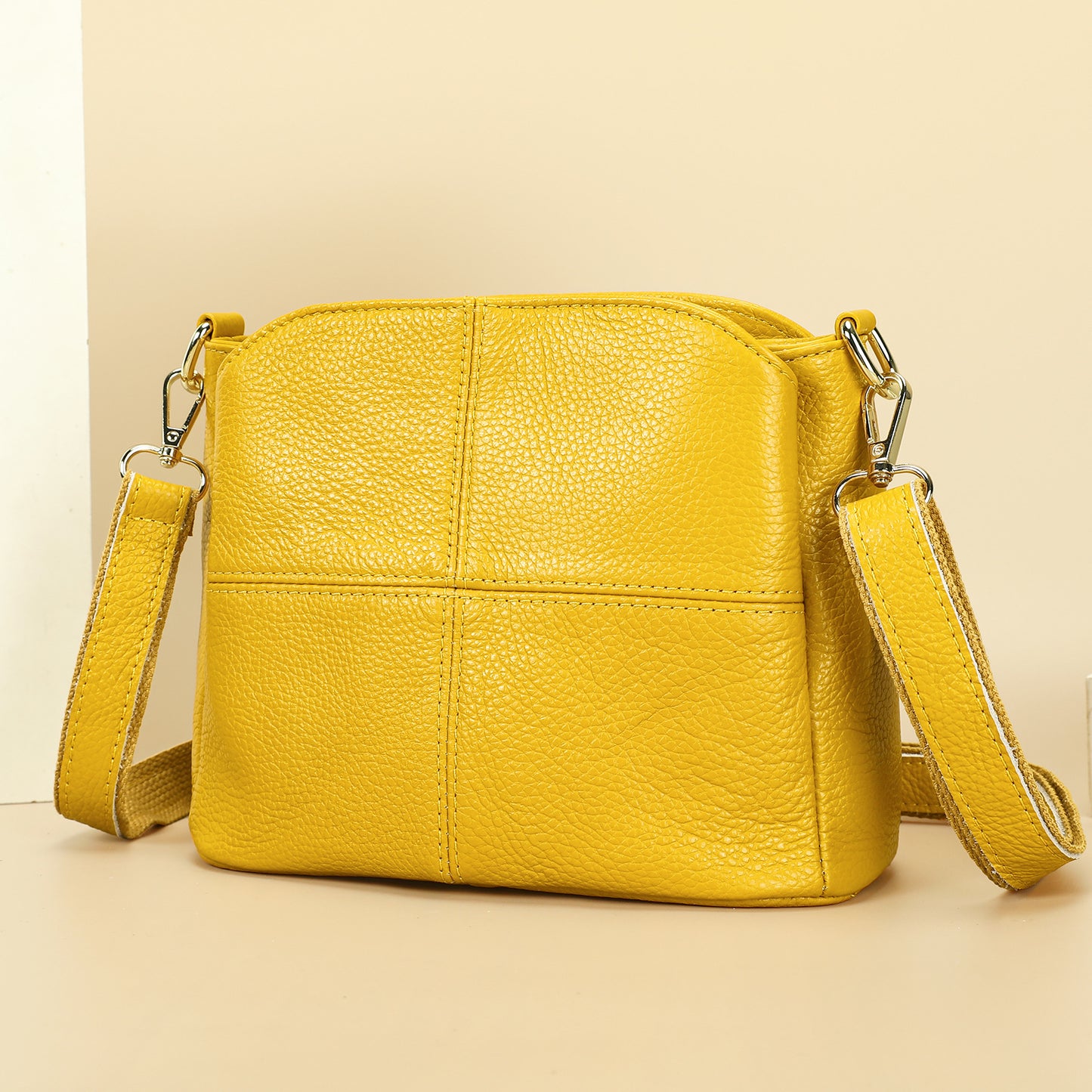 Women's Leather Large Capacity High-grade First Layer Crossbody Bags